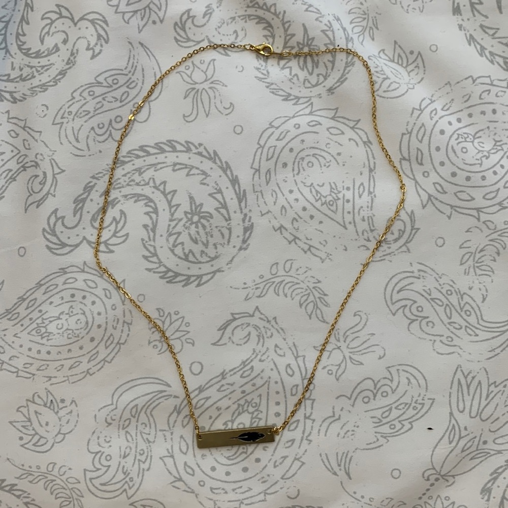 simply southern gold bar necklace!